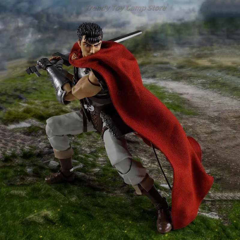 【Na Stanie】Oryginalny Zestaw Modelarski Bandai SHF Legend of The Sword Wind GUTS Figurka Akcji Model Zabawki Prezent dla Chłopca Kolekcjonerskie