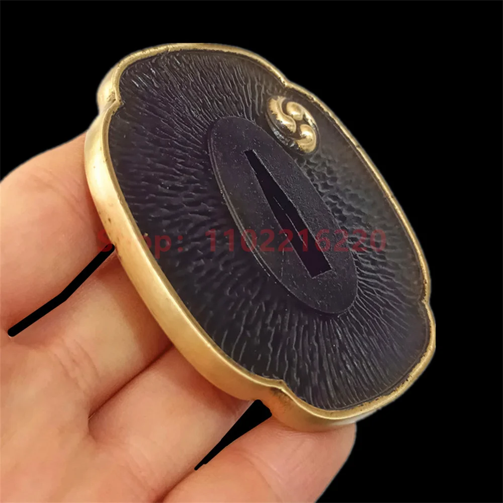 Unique Japanese Samurai Katana Fittings Copper Tsuba Handguard Guard Brass Fuchi Kashira Menuki For Japan Sword Parts - view 4