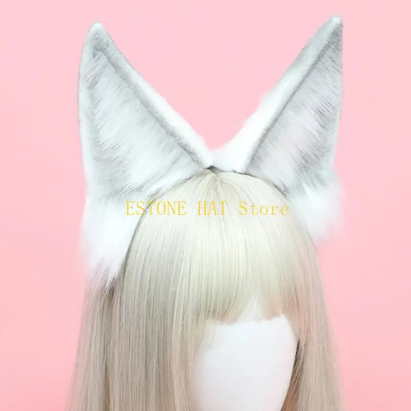 

49MF Fashion Foxes ушной плюш костюм головной убор.