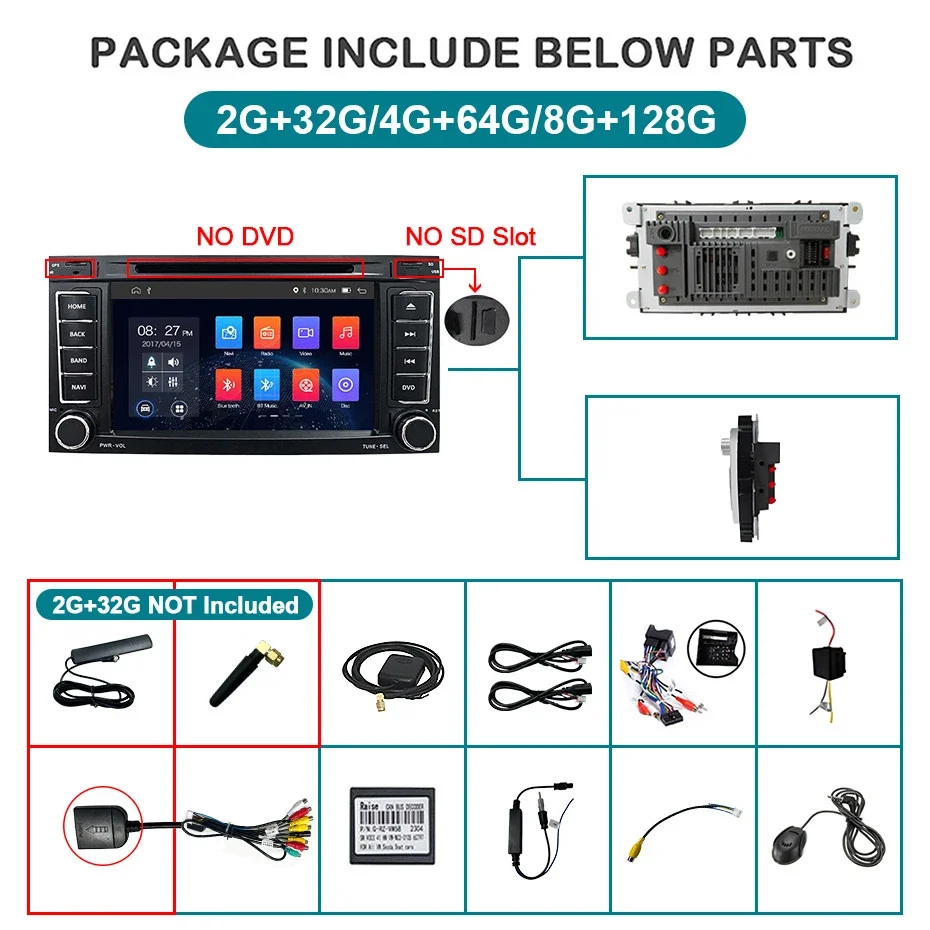 Android 15 Autoradio Carplay Android Auto Stereoanlage für Volkswagen VW Touareg Multivan T5 Transporter 2004-2009 2-DIN Autoradio BT – Detail 3