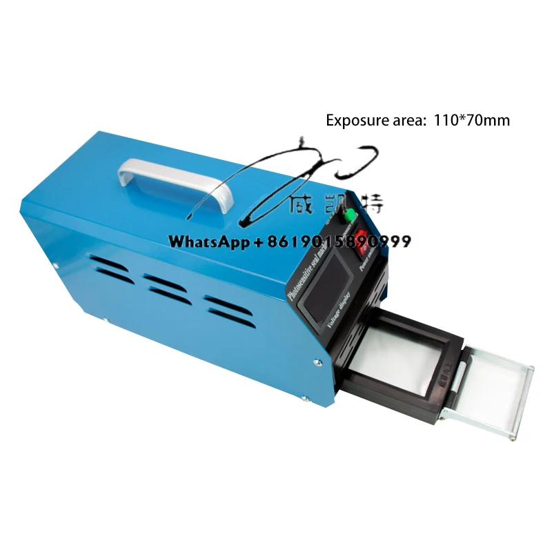 Automatic Stamp Machine Intelligent Photosensitive Pre Inked Self Inking Rubber Flash Stamp Making Machine