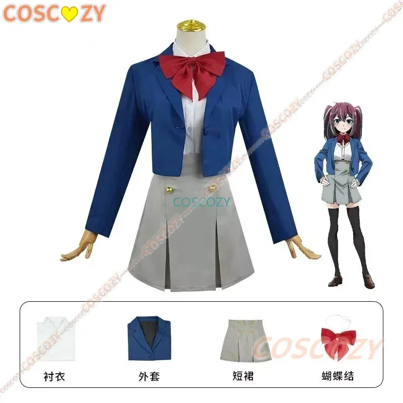 

Аниме «Yiyi» Gushing Over Akoya Matama Loco Mujica, карнавальный костюм I Admire Magical, парик для девочек, носки JK School U