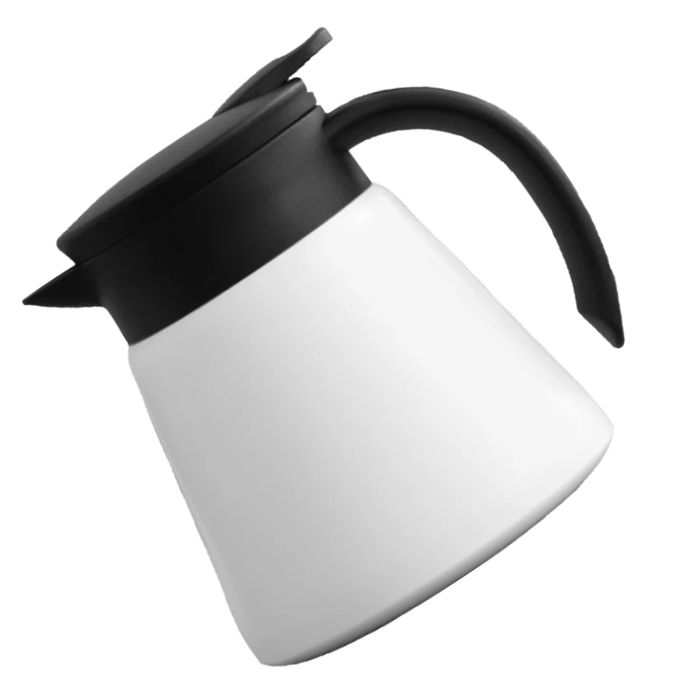 

Thermal Jug Insulated Water Bottle Stainless Steel Vacuum Double Walled White Anti Leak Home Office Travel 304