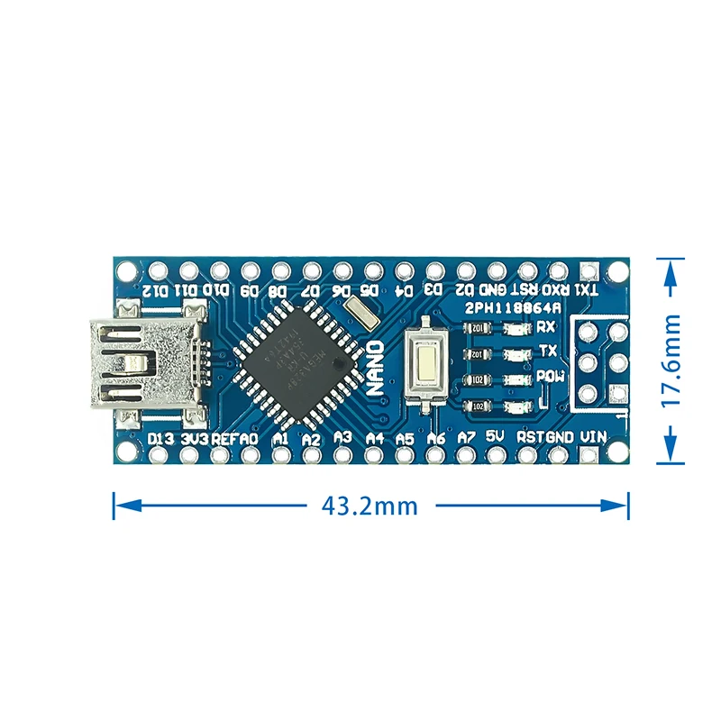 Atmega328 MINI USB Nano V3.0 ATmega328P CH340G 5V 16M Micro-controller board for Arduino 328P NANO 3.0 CH340