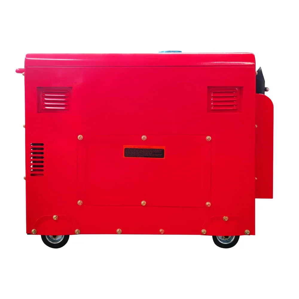 Super Silent Diesel Generator 7.5 kVA Generator 5.0kW Portable Diesel Generator Electric Start