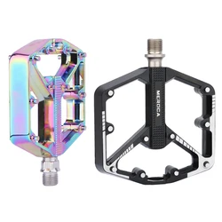 Bicycle Pedals Color Ultralight Aluminum Alloy Colorful Sealeds Bearing Foot Pedal MTB Road Bike Parts Cycling DU Road