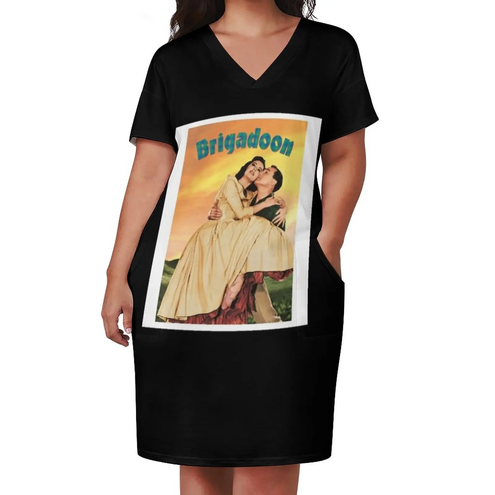 Brigadoon Vincente Minnelli T-ShirtBrigadoon Vincente Minnelli T-Shirt_by SOSS_ (17) Loose Pocket Dress Woman clothing