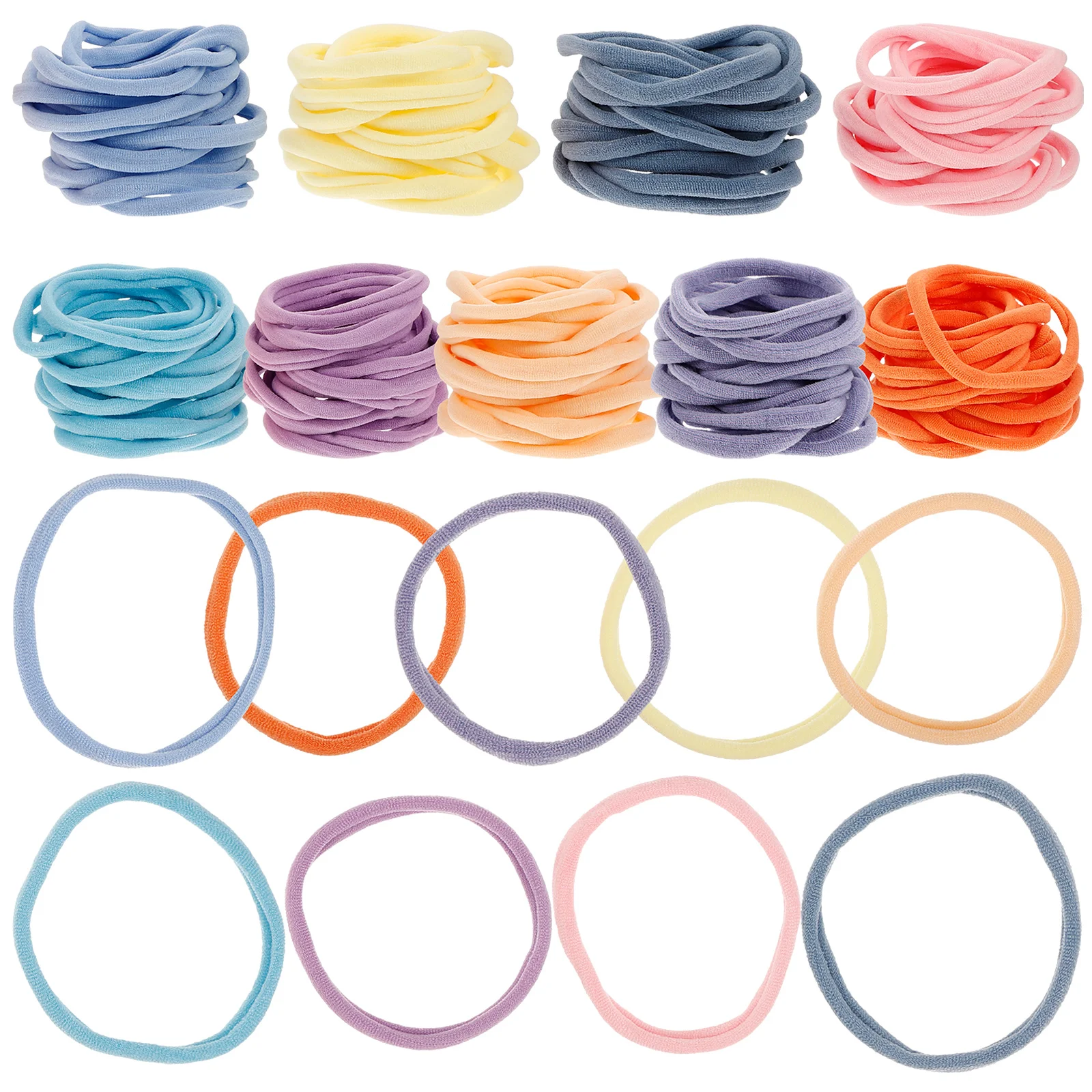 Elastic Cord Knitter Loops for Potholders Weaving Loom Refill Knitting Supplies Kit