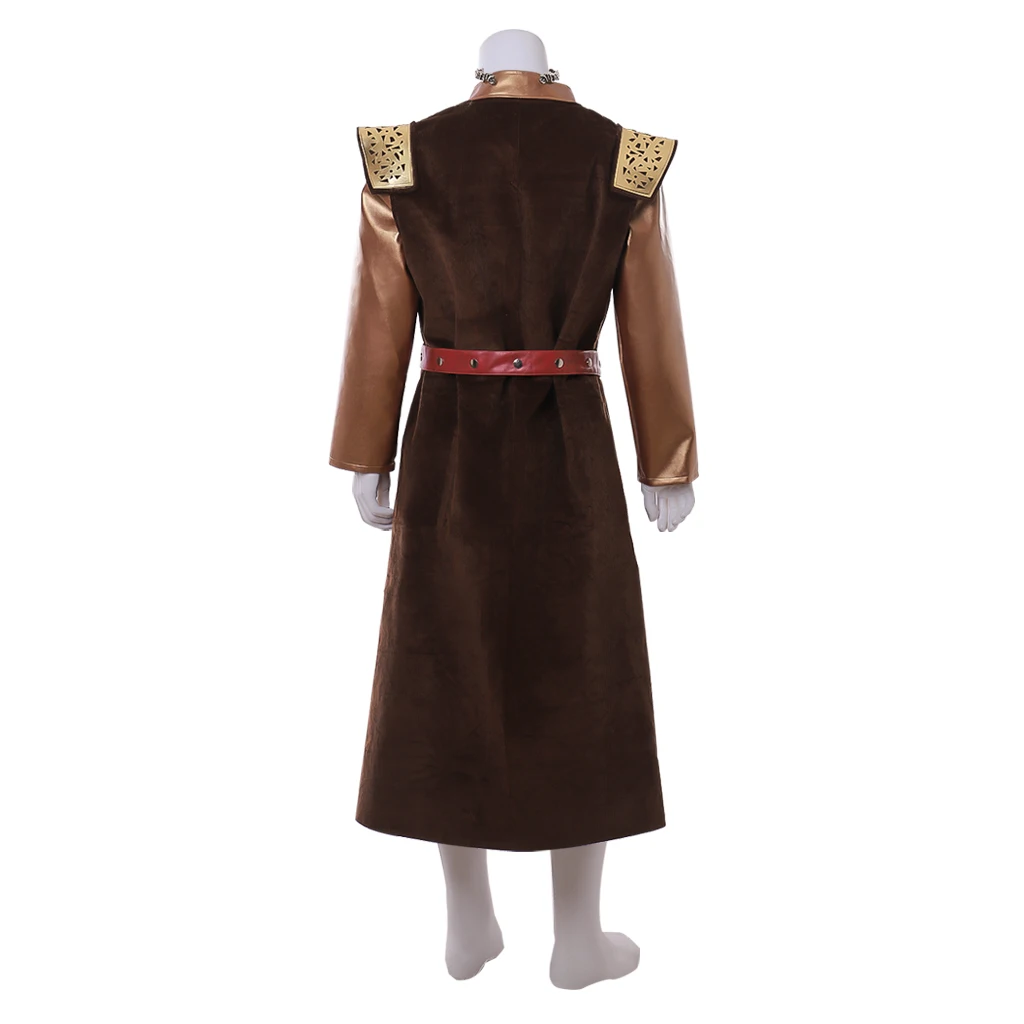 زي روبرت باراثيون التنكري للمسلسل التلفزيوني للرجال، بدلة رداء تاريخية مع تاج لحفلة الهالوين النبيل