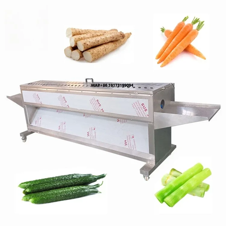 

Automatic Stainless Steel Cucumber Lettuce Peeling Machine Carrot Peel Removing Machine