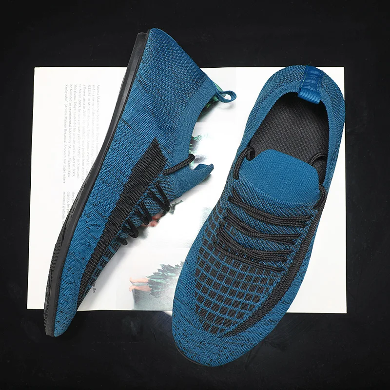 YRZL Mesh Loafers Men Driving Moccasins High Quality Flats Walking Shoes Breathable Non Slip Casual Loafers Summer Mens Shoes