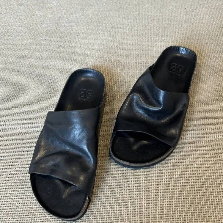 

Женские сандалии на плоской подошве, летние уличные пляжные повседневные модные легкие нескользящие резиновые подошвы, удобная внутренняя часть из искусственной кожи