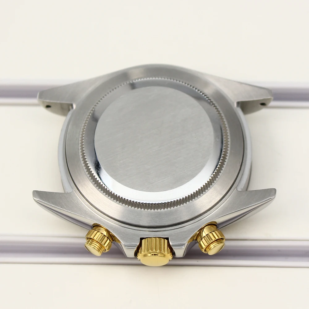 39-mm-Luxus-Uhrengehäuse, Saphirglas, Uhrenzubehör für VK63-Quarzwerke, 29,2-mm-Zifferblatt für Daytona-Reparaturteile – Detail 6