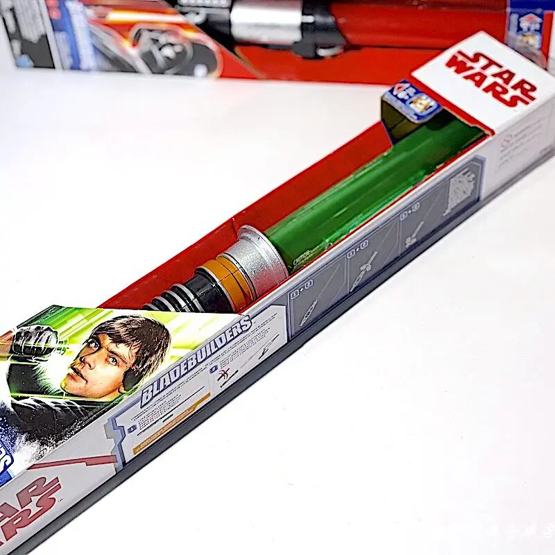 Star Wars Lightsaber Bladebuilders Retractable Toy Darth Vader Luke Skywalker Rey Mace Windu Cosplay Prop Kid Collectible Gifts view 3