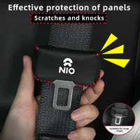 2pcs Car Interior Seat Belt Buckle Clip Cover Protector For Nio ES6 EC6 ES8 ES7 ET5 ET7 EP9 EVE 2021 2022 2023