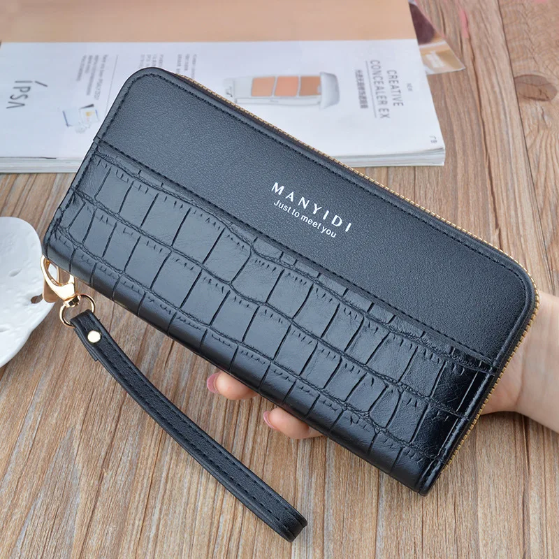 

Women Wallets Long Zipper Coin Purse Cards Holder Woman Handbags Billfold Wallet Purses Clutch Money Wristlet Bags