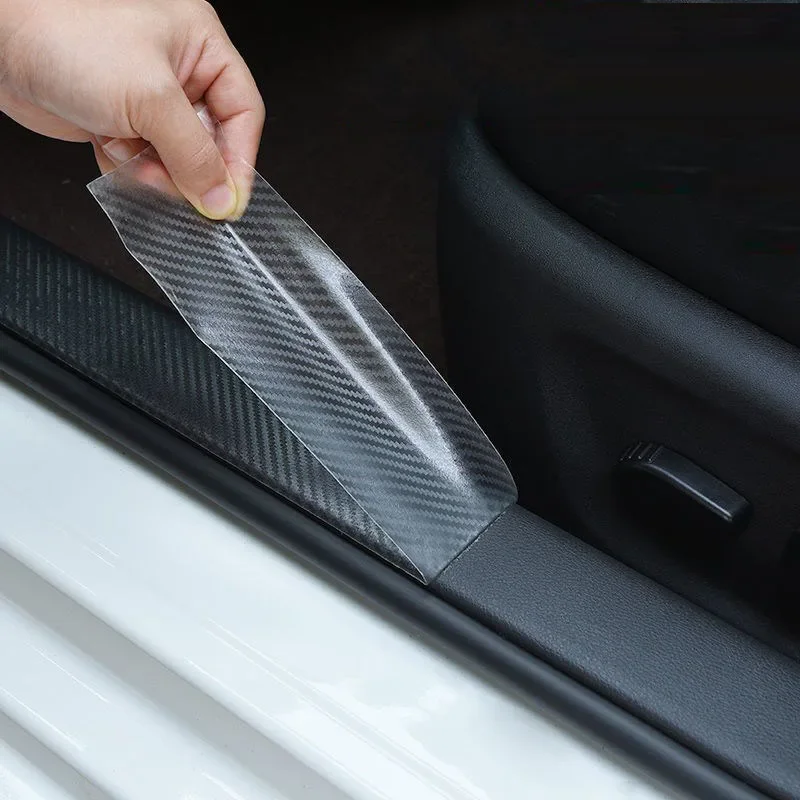 For Chery Tiggo 2 3 4 5 9 7 PRO 8 PRO OMODA 5 Arrizo 6 PRO Car Door Sill Carbon Fiber Threshold Anti-scratch Guard Strips Trims 5