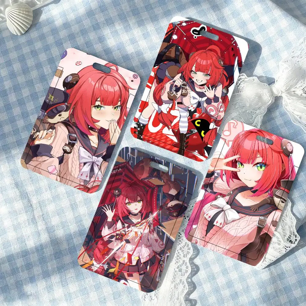 Ukinami Yuzuha Lanyard Card Holders Student ID Card Holders Neckband Card Holders Access Control Accessories Gifts