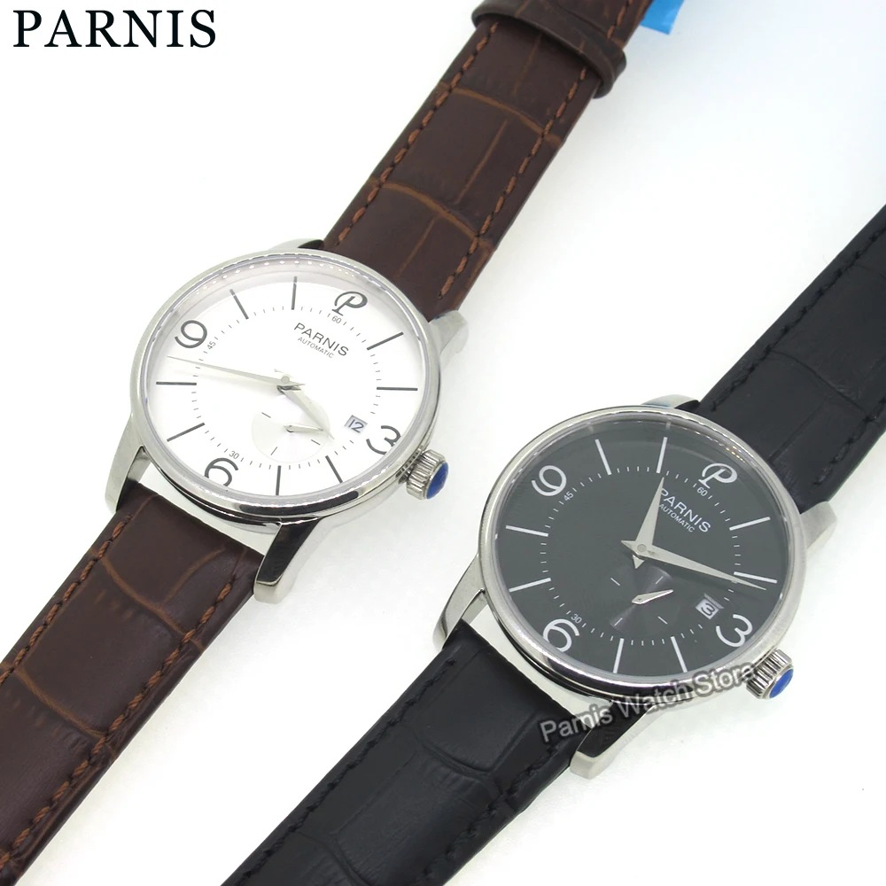 

Parnis 38mm Miyota Automatic Movement Men's Casual Watch Sapphire Crystal Date