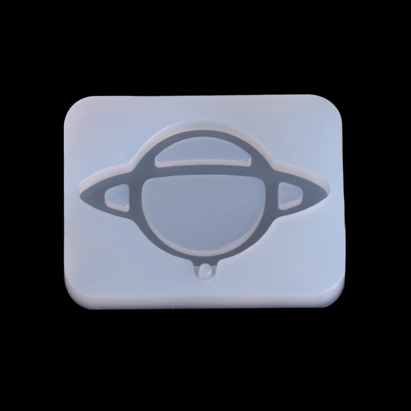 Ngôi Sao Cho Sao Thổ Đồ Trang Trí Vòng Cổ Gương Khuôn Silicon Thích Hợp Cho Nhựa Dính Thủ Công DIY Bông Trang Sức Mặt Dây