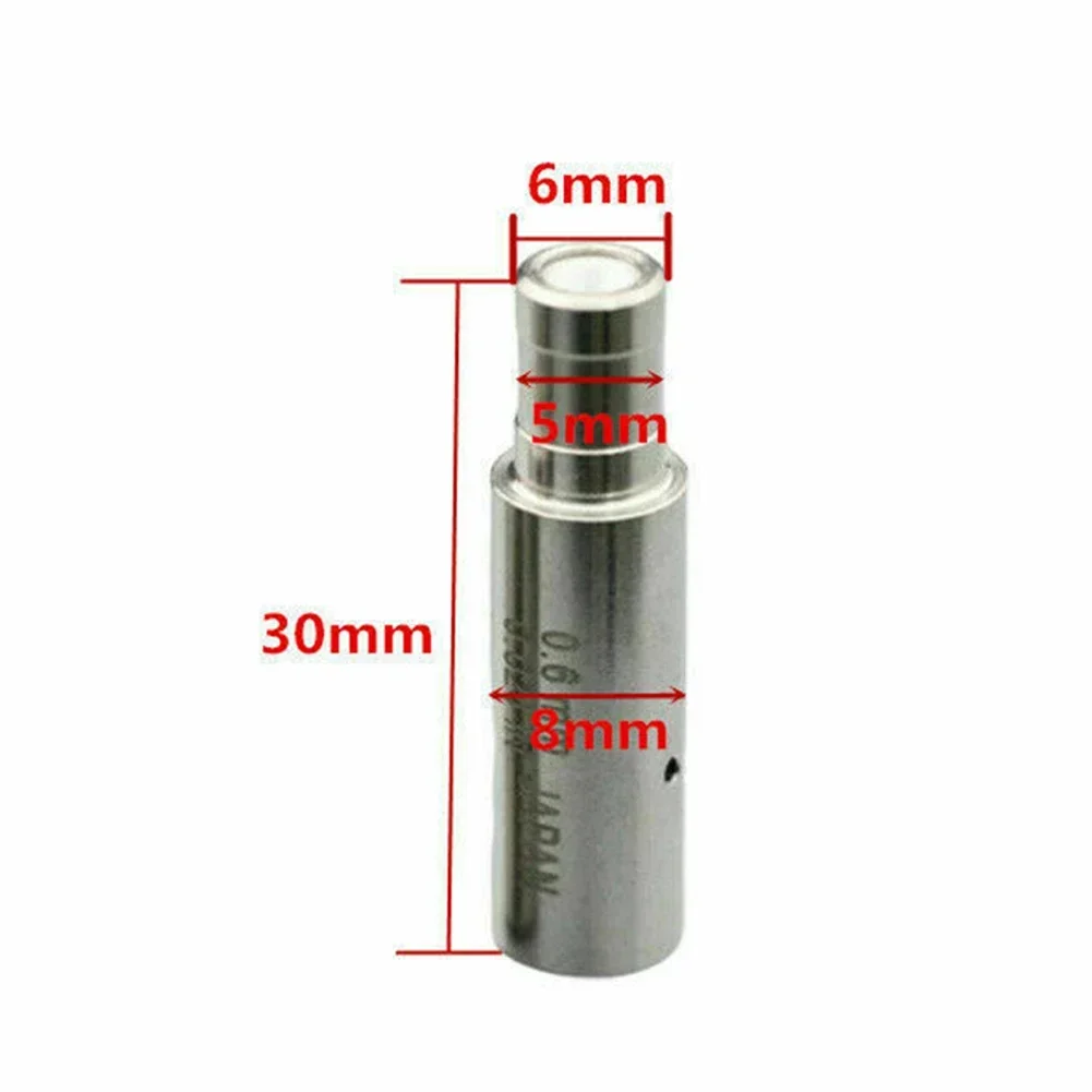 Imagem -02 - Cnc Edm Broca Eletrodo Cerâmico Perfurador Branco Guia de Máquina Guia de Perfuração de Prata Ferramenta Metalúrgica 30 mm Comprimento 0.153.0 mm