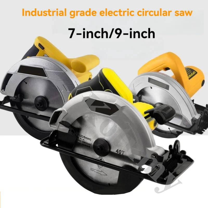 Electric Circular Saw,Multifunctional Cutting Mdle, High Power And Multi-Function Cutting Machine 1800W 7 Inches 9 Inches Option