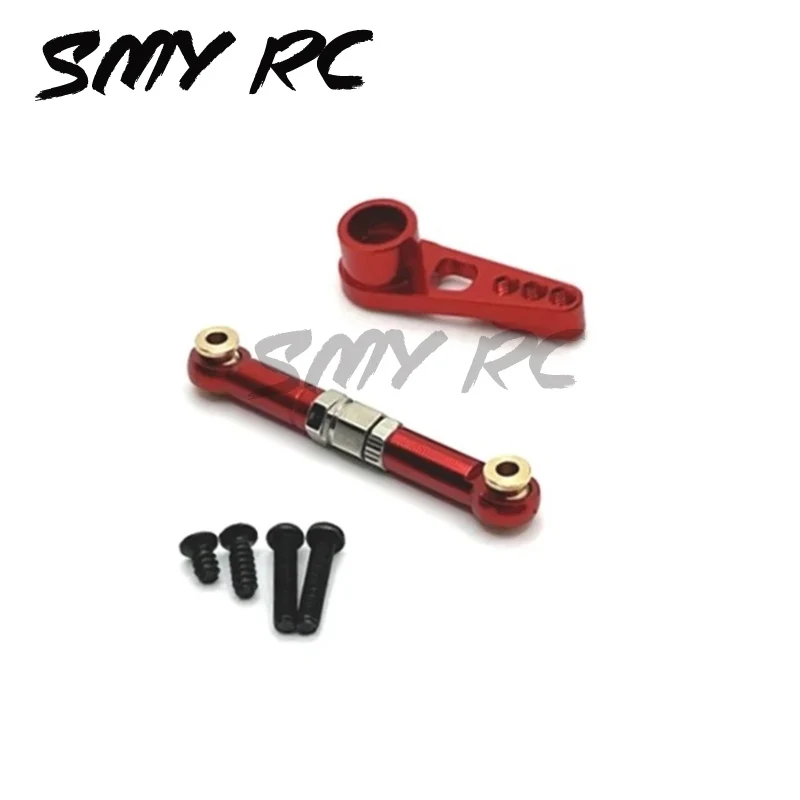 SCY 16101 16102 16103 16104 16201 Metal 25T Servo Arm Servo Horn Steering Servo Link Rod 1/16 RC Car Upgrade Parts Accessories