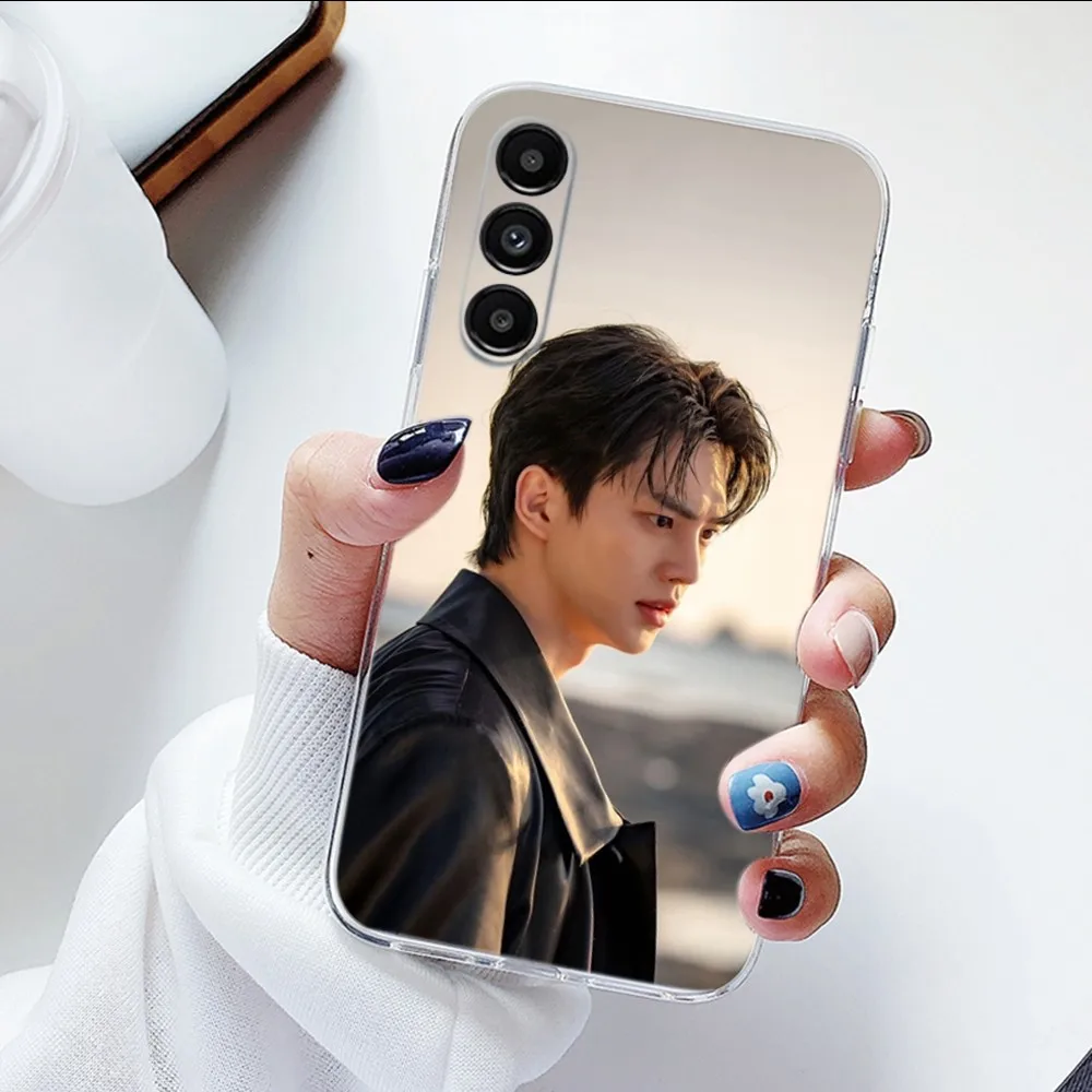 Korea Actor Kang Song Phone Case For Samsung Galaxy A71,70,52,51,40,31,A50,30S,21S,Note20ultra Transparent Cover