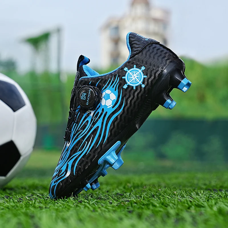 

2024 New Kids Soccer Sneakers Non Slip Boys Football Sport Shoes Wear-Resisting Turf Soccer Cleats Comfortable Shoes for Girls