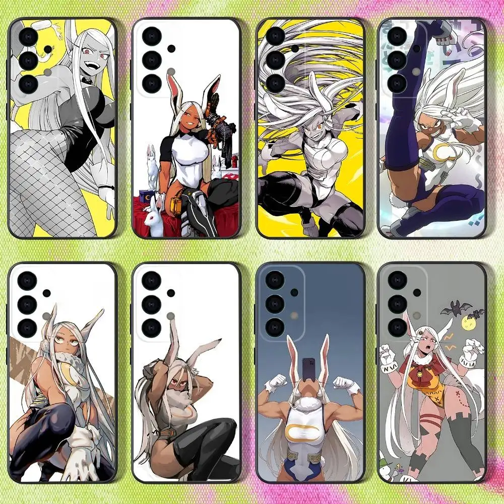 

R-Rumi Usagiyama M-Mirko Phone Case For Samsung S25,S24,S21,S22,S23,S30,Ultra,S20,Plus,Fe,Lite,Note,10,9,5G Black Cover