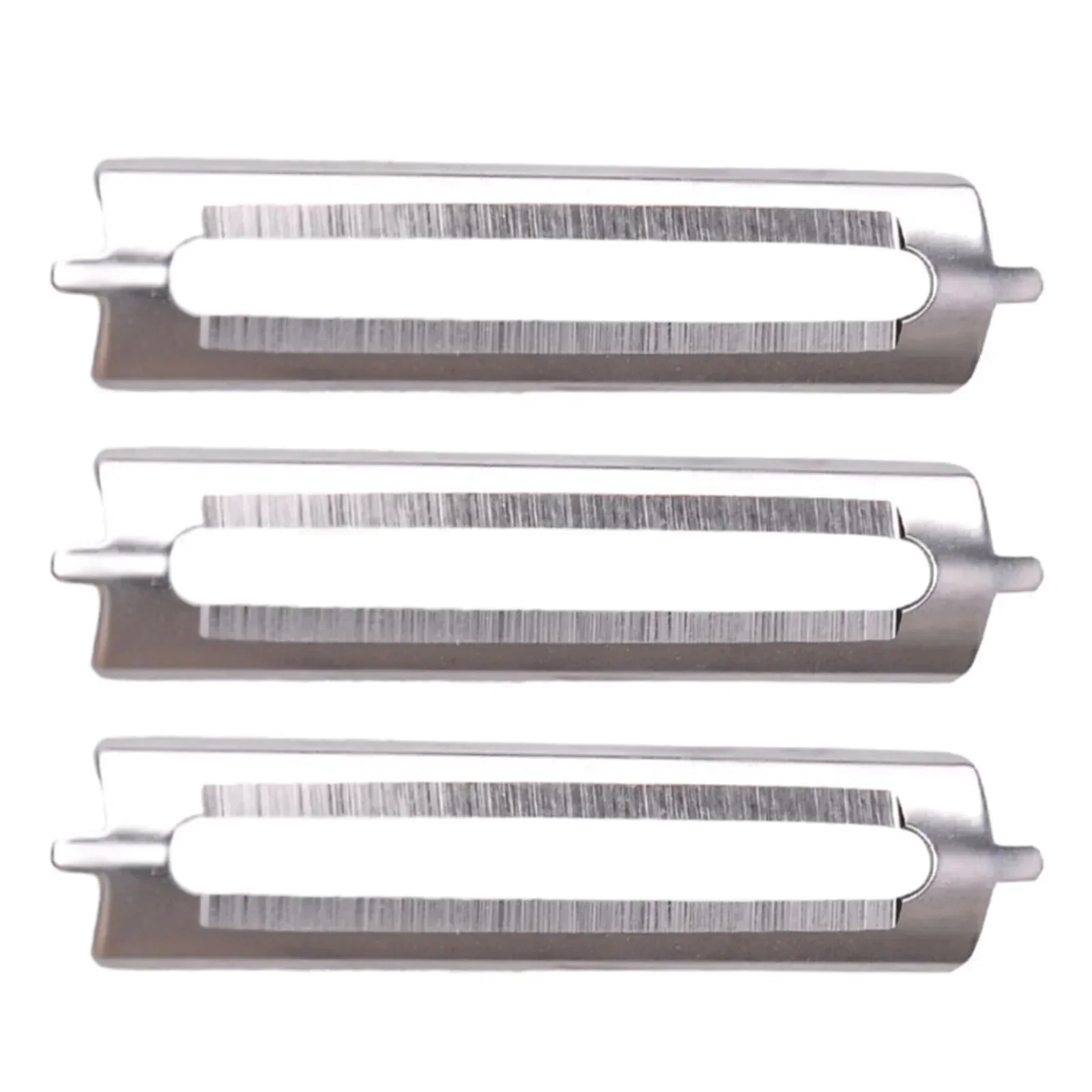 3pcs Blades Replacement With Non-slip Fruit And Vegetable Potato Peeling Blades 1 Word Planer Stainless Steel Melon Planer Tool