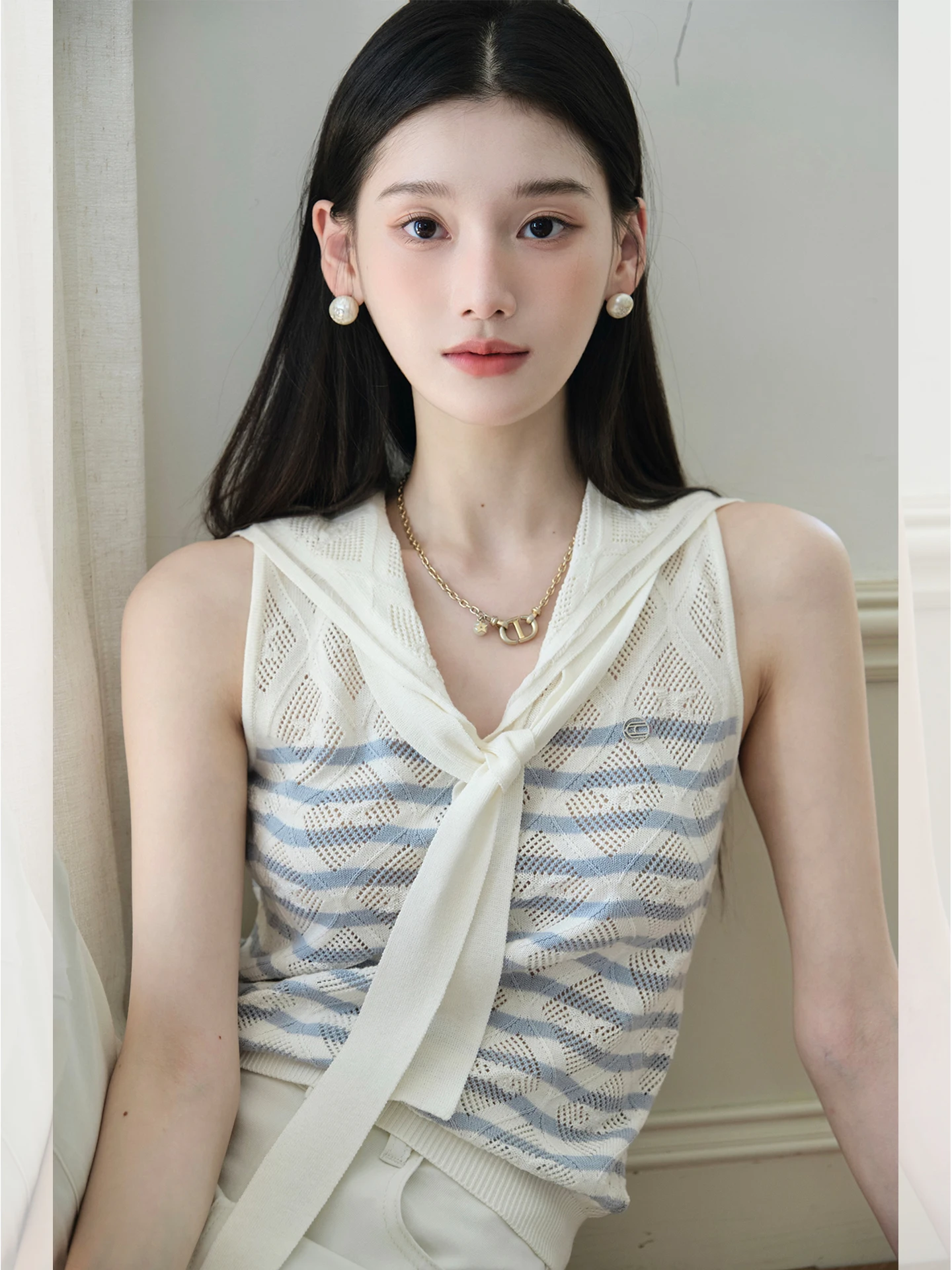 

Женская трикотажная кофта ChillCozy с воротником-стойкой, дышащая, из шерсти, льна и хлопка, летняя, повседневная, комфортная, модная верхняя одежда