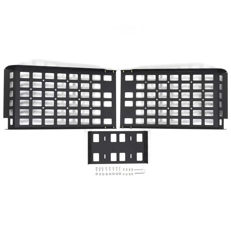 3pcs Aluminum Alloy For 2004-2018 Land Rover Defender Trunk Roof Rack Bag Holder Cargo box mount  luggage rack Car  Accessories