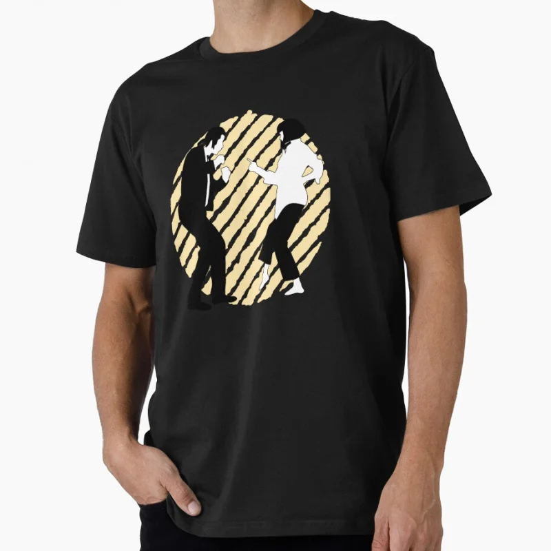 

80s vintage film Pulp fiction Cult classic movie Gift t shirt for men Large size tops S-6xl 100% cotton printed clothes