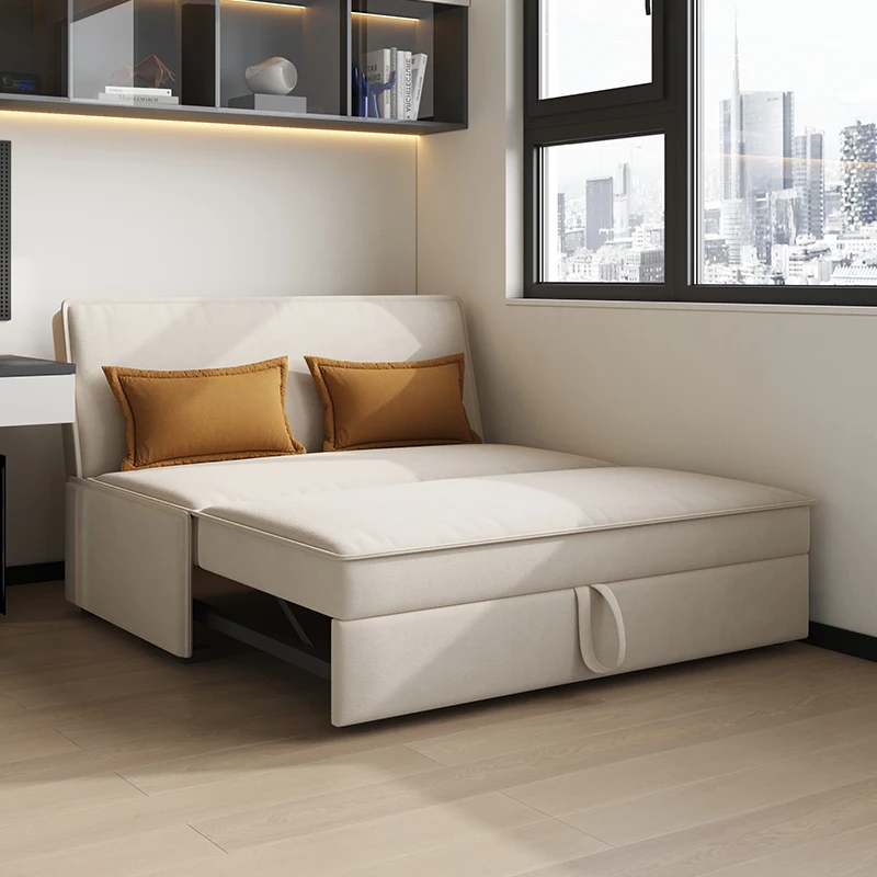 Modern folding sofa bed dual-purpose multifunctional stretch single double size