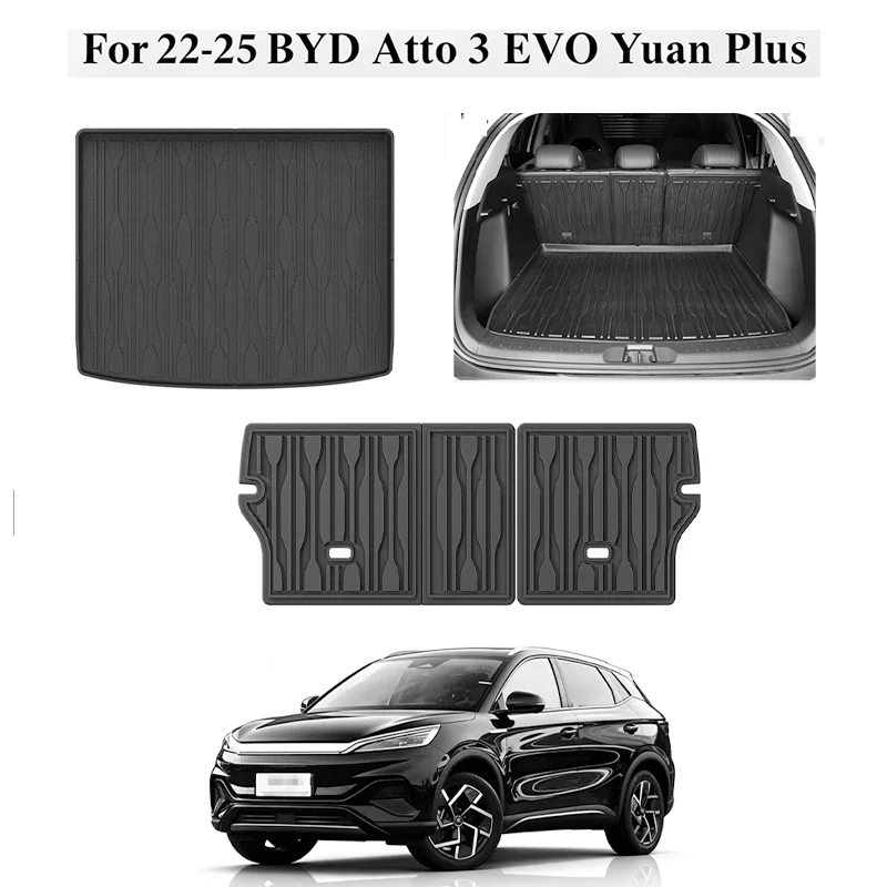 For BYD ATTO 3 Yuan Plus 2022 2025 TPE Trunk Cargo Liner Seat…
