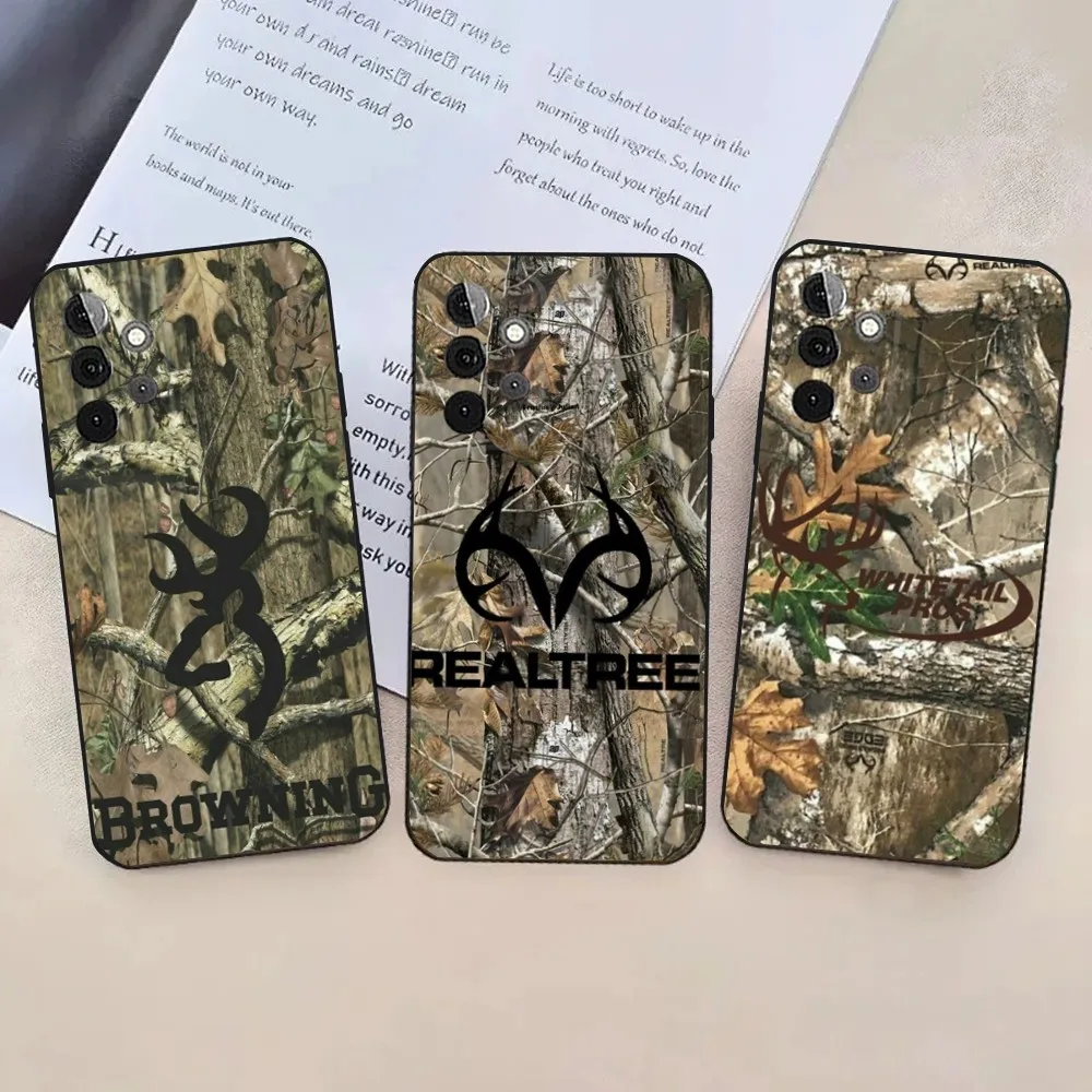 Deer Hunting Camo   Phone Case For Samsung Galaxy A13,21s,22,31,32,52,53,71,80,91 Soft Black Cover