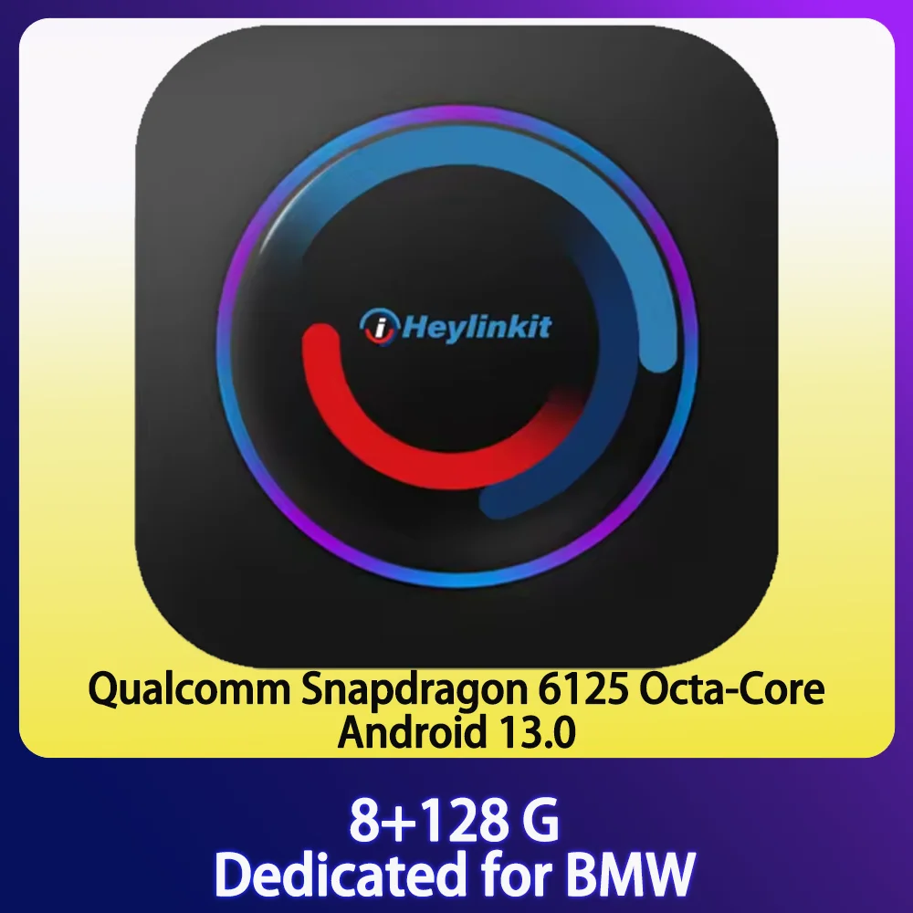 Wireless CarPlay AI Box for BMW - Android Auto Multimedia Connectivity, 1-Year Warranty