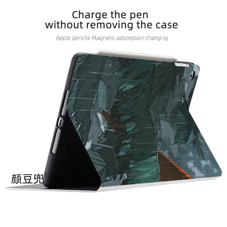 حافظة أنيمي جينشين إمباكت شياو لجهاز iPad 10.2 8th Air 4 5 Mini 5 6 حافظة فاخرة من السيليكون لجهاز iPad Air 4 iPad Pro11 بوصة 12.9 2023