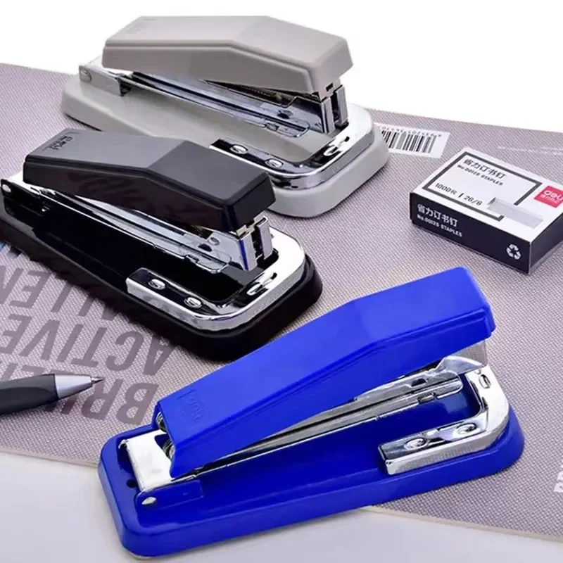 Desktop Stapler Swing-Arm Stapler with 50 Sheet Capacity, 360 Rotation Design, Swivel Stapler with 1000 Staples for Booklet Bind