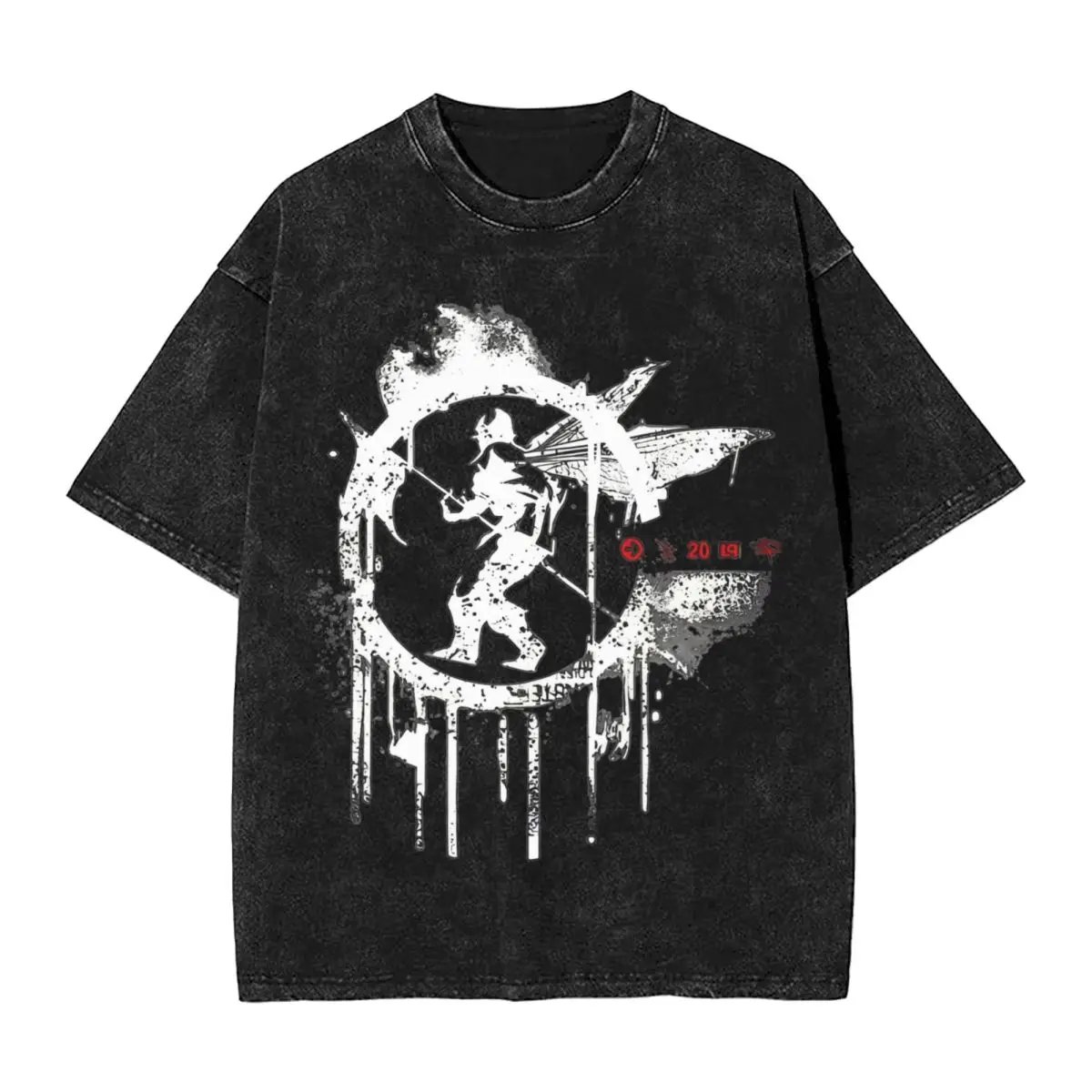 Washed T Shirts Linkinparks Band Rock Hip Hop Novelty T-Shirts Oversize Streetwear Short Sleeve Graphic Tops Tops Tees Men Women