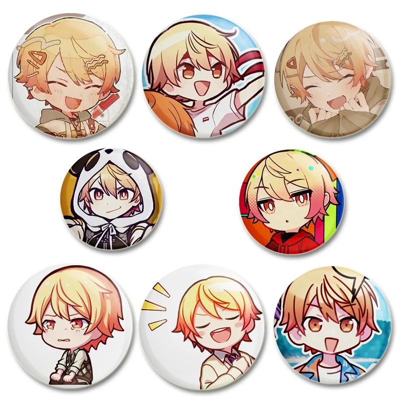 

New Project SEKAI Anime Brooches Tenma Tsukasa Cartoon Badge Cosplay Music Game Enamel Pins for Clothes Collar Jewelry Gifts