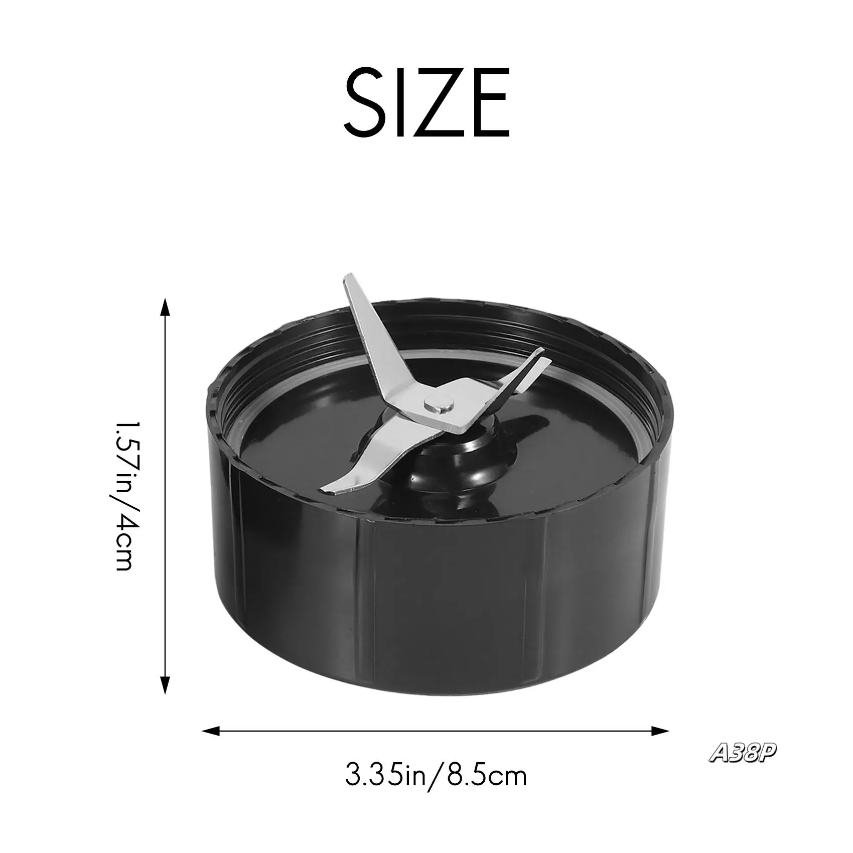 

Two Pack Of Cross Blades A Spare Replacement Part For Magic Blender MB1001 Model, Juicer And Mixer