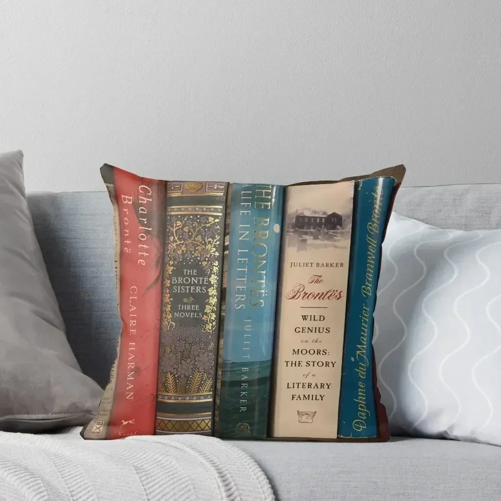 

Bront books, Bront books, Throw Pillow Christmas Pillow Covers New year Decorative Cushions pillow