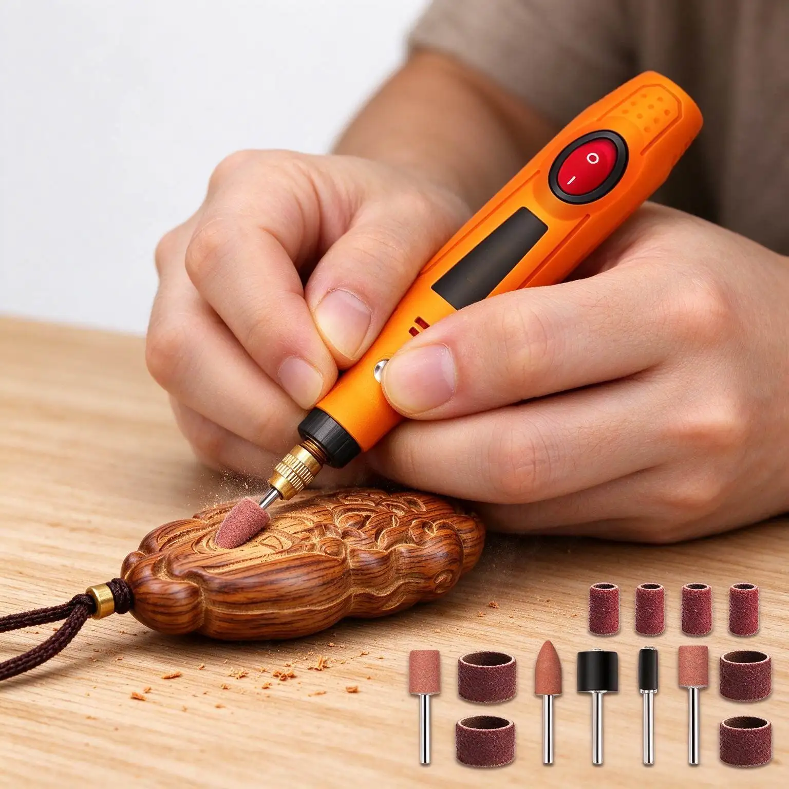 Electric Grinder Pen Rotary Tool Carving Tool For Metal Wood Stone Carving Grinding Polishing With High-Speed Motor Kit