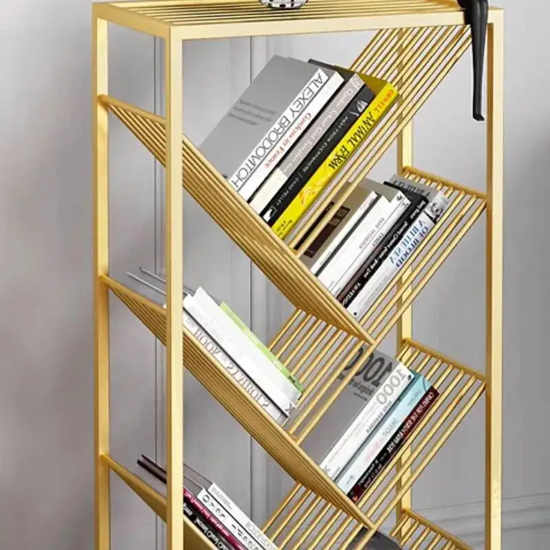 

Anime Front Facing Mini Bookcases Corner Vertical Steel Prefabricated Shelf Bookcases Storage Librero Mueble Room Furniture Fg02