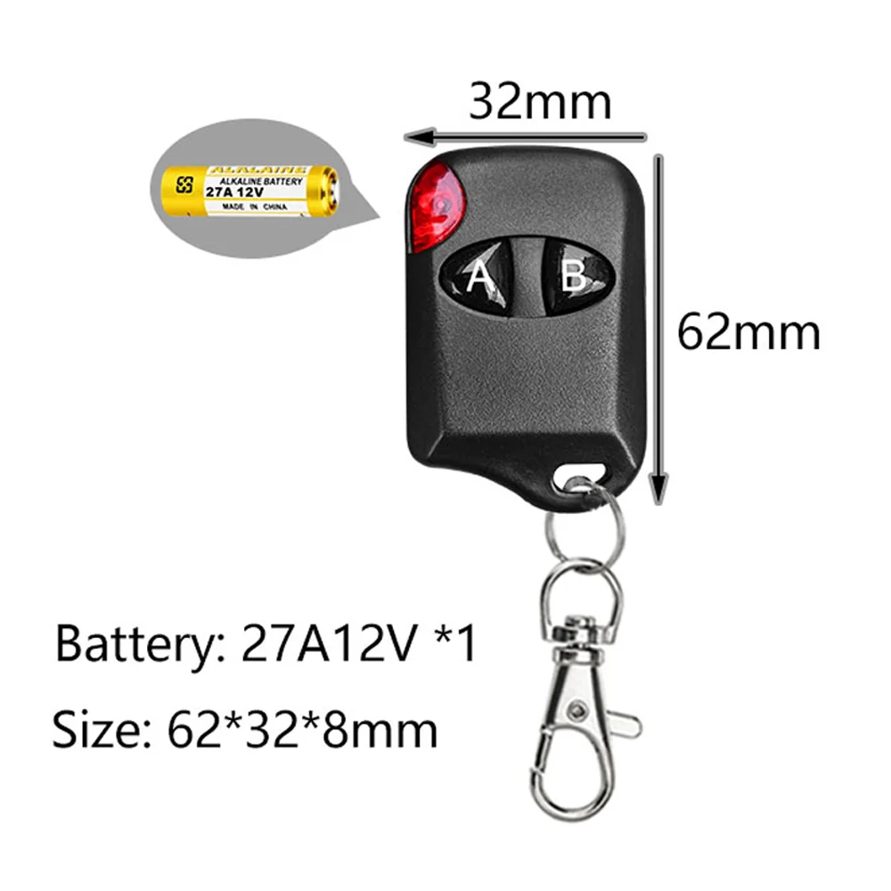 Remote Control 433Mhz Universal Remote Control Switch DC12V 24V 30V 1CH 10A Relay Receiver Light Remote Controller For LED