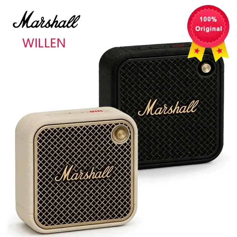 

Портативная колонка Marshall WILLEN с шумоподавлением, 2-го поколения, беспроводная Bluetooth, пыле- и водонепроницаемая, для кемпинга и походов