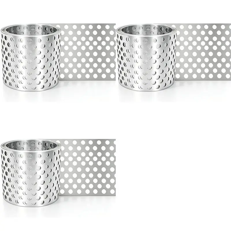 ABVG-3Pcs 7M Running Metre Aluminium Eaves Grille, Aluminium, Bird Protection Grille, Ventilation Grille