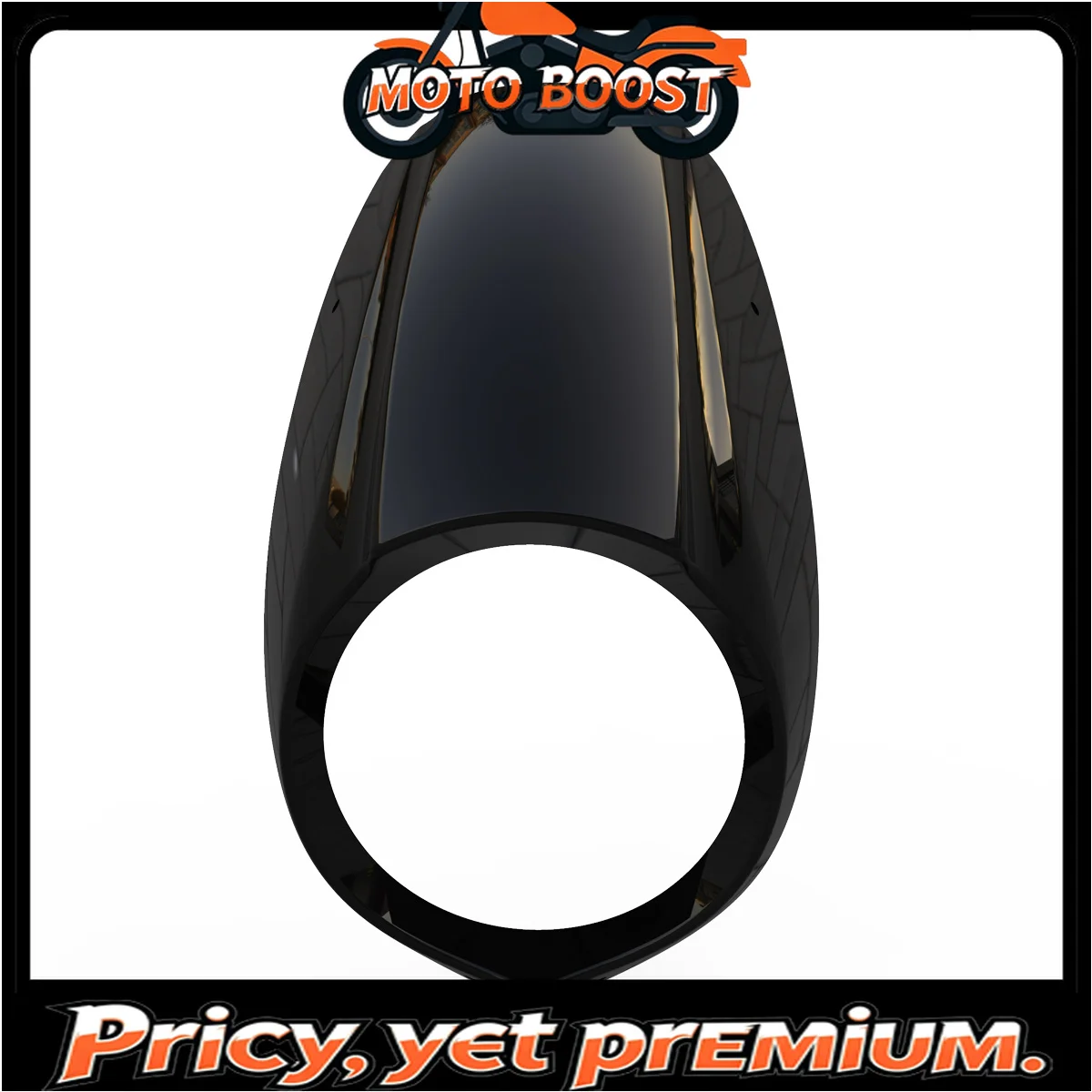 【Premium quality】Customized For MBP C1002V Motorcycle Round ABS Plastic Front Screen Headlight Fairing Windshield Cover